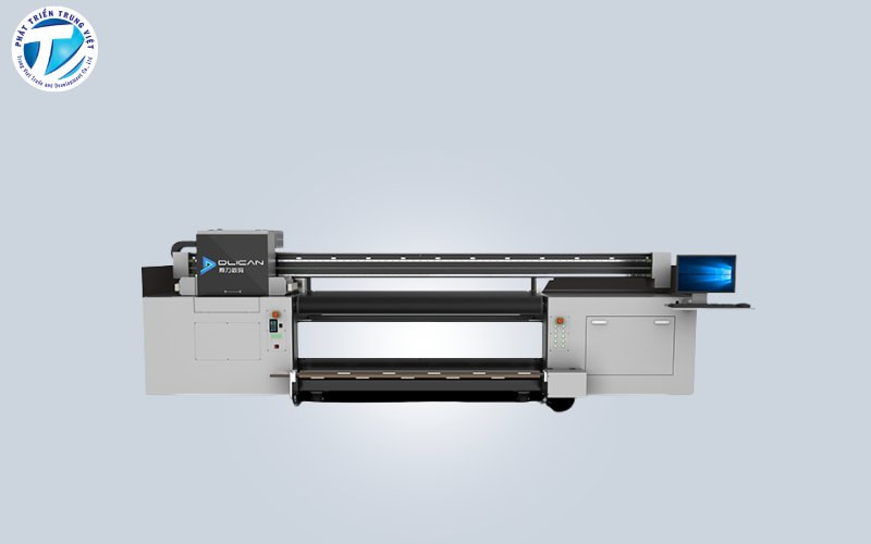 Máy in UV cuộn băng tải